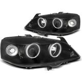 Koplampen Angel Eyes | Opel Astra G 1998-2004 | CCFL | zwart