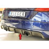 Rieger diffuser | Audi TT (8J-FV/8S) S-Line 2014-2018 / Audi TT (8J-FV/8S) 2018- | stuk ongespoten abs | Rieger Tuning