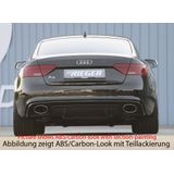 Rieger diffuser | A5 (B8/B81): 10.11- (vanaf Facelift) - Sportback  A5 S5 (B8/B81): 10.11- (vanaf Facelift) - Sportback | stuk carbonlook abs | Rieger Tuning