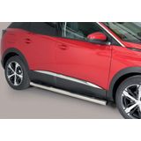 Side Bars | Peugeot | 3008 16- 5d mpv. | RVS rvs zilver Grand Pedana