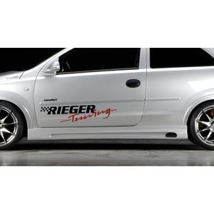 Rieger side skirt | Corsa C: 09.00-05.03 (tot Facelift), 06.03- (vanaf Facelift) - 3-drs. | r stuk ongespoten abs | Rieger Tuning