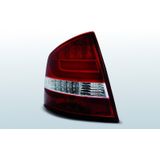 Achterlichten Skoda Octavia II Sedan 2004- | LED | rood-wit