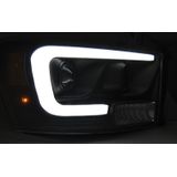 Koplampen | Dodge Ram 2006-2008 | Tube Light zwart