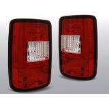 Achterlichten Volkswagen Caddy 2003-2014 | LED-BAR | rood / wit