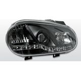 Koplampen LED DRL | Volkswagen Golf 4 | zwart