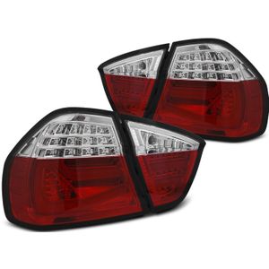 Achterlichten | BMW | 3-serie 05-08 4d sed. E90 | LED BAR rood en wit 280058401