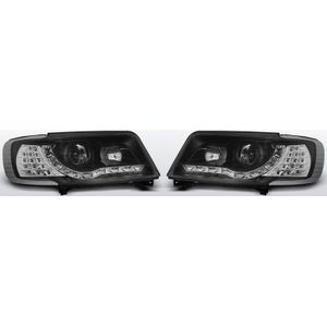 Koplampen Devil Eyes | Audi 100 C4 1990-1994 | LED knipperlicht | zwart