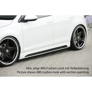 Rieger side skirt | VW Golf 7 VII 2013-2017 | ABS | Rechts | Carbon-look