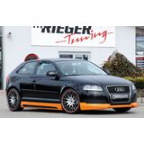 Rieger side skirt | Audi A3 8P 2008-2013 3D / Cabrio | ABS | Links