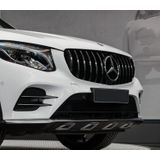 Grill | Mercedes-Benz GLC-Klasse X253 2015-2019 + GLC-Coupe C253 2015-2019 | PANAMERICANA - Look | z360 camera | zwart chroom