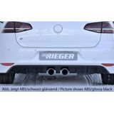 Rieger diffuser | VW Golf 7 VII R 2013-2017 | ABS | Dubbele uitlaat midden