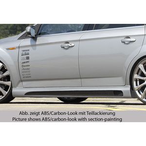 Rieger side skirt SG-Design | Mondeo (BA7): 03.07-09.10 (tot Facelift), 10.10-09.14 (vanaf Facelift) - Turnier, Sedan, Hatchback | l stuk carbonlook abs | Rieger Tuning