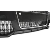 Voorbumper | Audi | A4 04-07 4d sed. / A4 Avant 04-08 5d sta. / A4 Cabriolet 05-08 2d cab. | RS-Look | chroom/zwarte grill | m PDC | 06