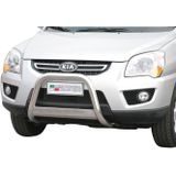 Pushbar | Kia | Sportage 08-10 5d suv. | RVS rvs zilver Medium Bar CE-keur