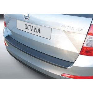 Achterbumper Beschermer | Skoda Octavia Combi 2013-2017 (excl. RS) | ABS Kunststof | zwart