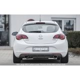 Rieger diffuser | Astra J: 10.12- (vanaf Facelift) - 5-drs., Hatchback | stuk glanzend abs | Rieger Tuning