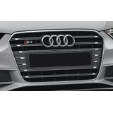 Grill Audi S4 (B8) platinumgrau, incl, S4-Logo | A4 (B8/B81): 01.12- (vanaf Facelift) - Lim., Avant  A4 S4 (B8/B81): 01.12- (vanaf Facelift) - Lim., Avant | stuk abs | Rieger Tuning