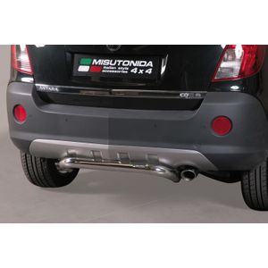 Rear Bar | Opel | Antara 11-13 5d suv. | rvs zilver Rear Bar RVS