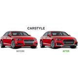 Voorbumper | Audi | A4 2015-2019 4d sed. / A4 Avant 2015-2019 5d sta. | RS4-Look | m KLS | m PDC | zilver