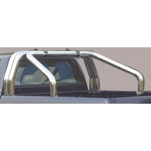 Roll Bar | Mazda | BT50 Freestyle 07-12 2d pic. / BT50 D.C. 07-09 4d pic. | 3-pijps | zwart RVS