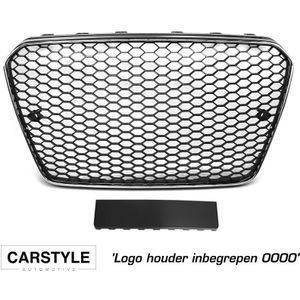 Grill | Audi | A5 Cabriolet 11-17 2d cab. / A5 Coupé 11-16 2d cou. / A5 Sportback 11-17 5d hat. | RS5-Look | chroom/zwart | m PDC