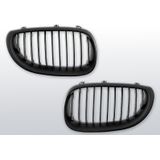 Grillen set | BMW 5-serie E60 sedan / E61 touring 2003-2010 | mat zwart