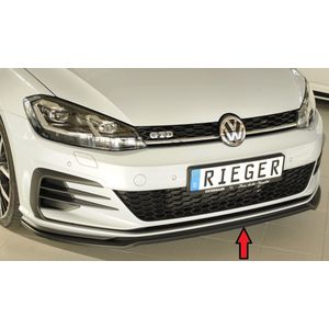 Rieger spoiler alleen voor GTI / GTD / GTE | Golf 7 GTI: 02.17- (vanaf Facelift) - 3-drs., 5-drs.  Golf 7 GTD: 02.17- (vanaf Facelift) - 3-drs., 5-drs.  Golf 7 GTE: 02.17- (vanaf Facelift) - 3-drs., 5-drs. | stuk ongespoten abs | Rieger Tuning