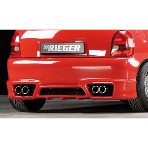 Rieger achterbumper | Corsa B: 02.93-09.96 (tot model 97), 11.96- (vanaf model 97) - 3-drs., 5-drs. | stuk ongespoten abs | Rieger Tuning