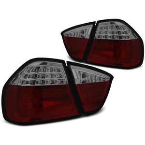 Achterlichten | BMW | 3-serie 05-08 4d sed. E90 | LED BAR rood en smoke 280058402