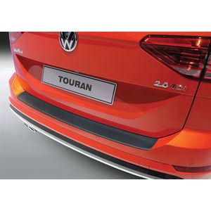 Achterbumper Beschermer | Volkswagen Touran 2015- | ABS Kunststof | zwart