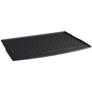 Rubber kofferbakmat | Volkswagen | Golf Sportsvan 14-18 5d mpv. / Golf Sportsvan 18-19 5d mpv. | VII | hoge laadvloer | zwart | Gledring