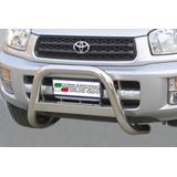 Pushbar | Toyota | RAV4 00-03 3d suv. / RAV4 00-03 5d suv. | rvs zilver Medium Bar RVS