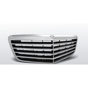 Grille | Avantgarde type | Mercedes E-Klasse W211 2006-2009 | ABS Kunststof | chroom