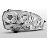 Koplampen Angel Eyes | Volkswagen Golf 5 2003-2008 | chroom