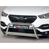 Pushbar | Opel | Grandland X 17- 5d suv. | RVS rvs zilver Medium Bar CE-keur