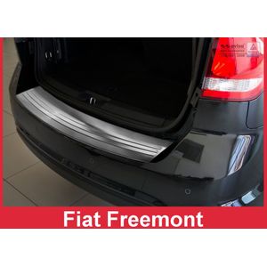 Achterbumperbeschermer | Fiat | Freemont 11- 5d mpv. | RVS rvs zilver