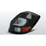 Achterlichten Skoda Fabia II 2007-2014 | LED-BAR | zwart