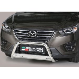 Pushbar | Mazda | CX-5 15-17 5d suv. | RVS rvs zilver Medium Bar CE-keur