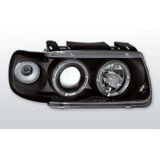 Koplampen Angel Eyes | Volkswagen Polo 6N | zwart