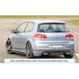 Rieger achteraanzetstuk | VW Golf 6 VI 2008-2012 | ABS | dubbel sierstuk L/R | Ongespoten