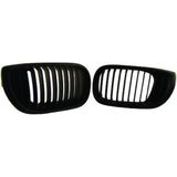 Grille (set) BMW 3-Serie E46 01-05 Zwart (Sedan+Touring)