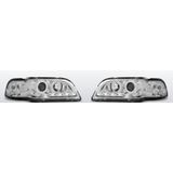 Koplampen LED DRL | Volvo S40/V40 1996-2000 | chroom