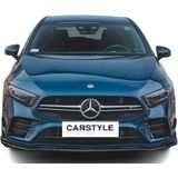 Voorspoiler | Mercedes-Benz | A-klasse 18- 5d hat. W177 / A-klasse 18- 4d sed. V177 | alleen AMG | AMG A35-Look | glanzend zwart  01