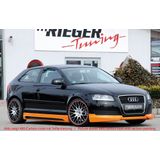 Rieger side skirt | Audi A3 8P 2008-2013 3D / Cabrio | ABS | Links