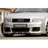 Rieger voorbumper | A4 (8E) Type B6: 11.00-10.04 - Avant, Lim. | stuk ongespoten abs | Rieger Tuning