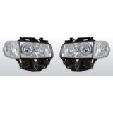 Koplampen Angel Eyes | Volkswagen T4 1996-2003 | chroom