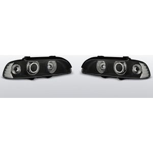 Koplampen Angel Eyes | BMW 5 Series E39 1995-2003 | zwart