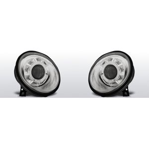 Koplampen Devil Eyes | Volkswagen Lupo 1998-2005 | chroom