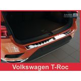 Achterbumperbeschermer | Volkswagen | T-Roc 17- 5d suv. | RVS chroom Ribs