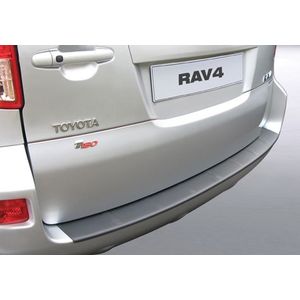 Achterbumper Beschermer | Toyota RAV4 T180/XT-R 2008-2013 (excl. reservewiel) 'Ribbed' | ABS Kunststof | zwart